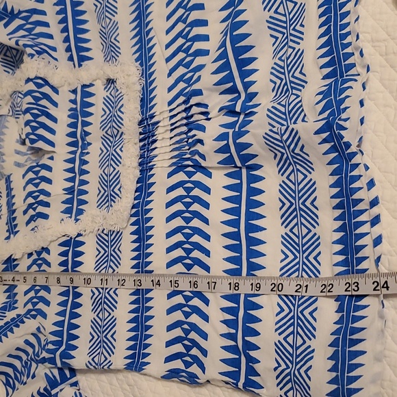 Seraphina London Linen Cotton Shirt 3/4 Sleeve - Picture 8 of 11